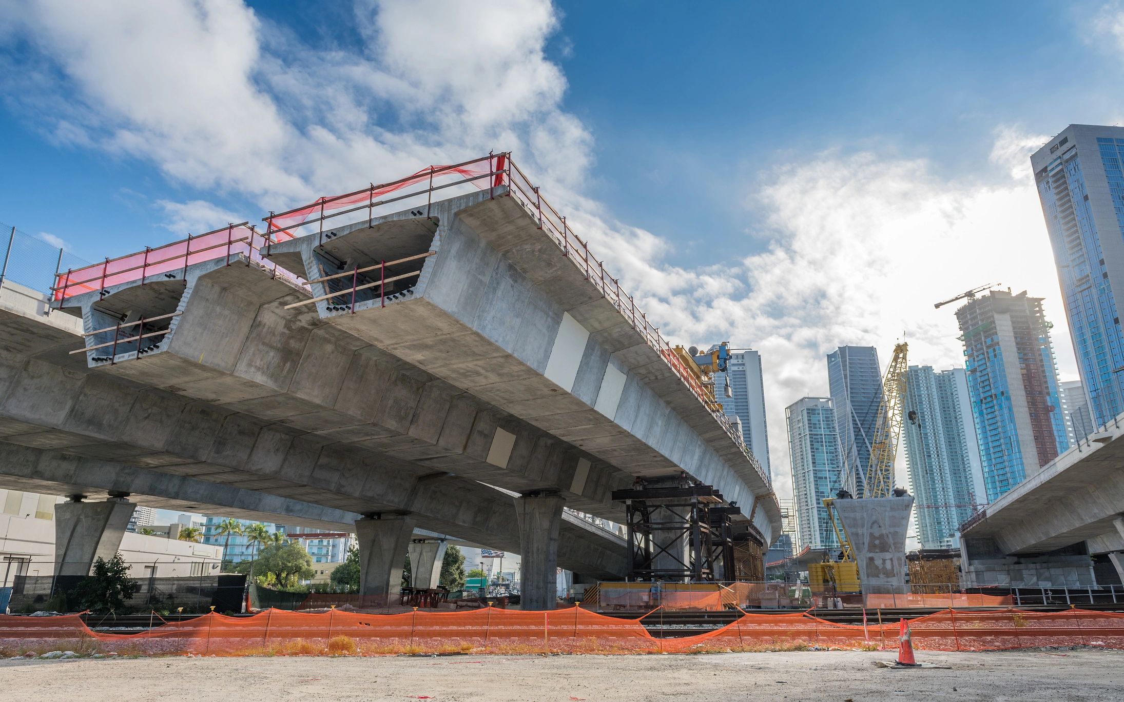 modern commercial construction site Florida